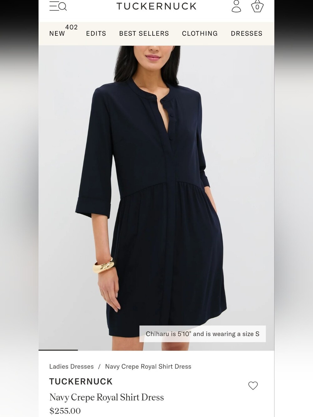 NWT Tuckernuck Large Women’s Navy Midi Dress